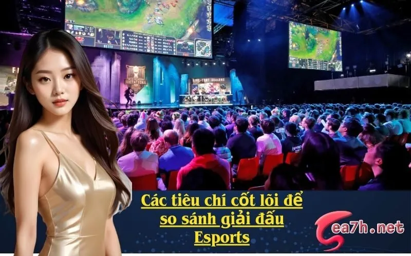 Các tiêu chí cốt lõi để so sánh giải đấu Esports