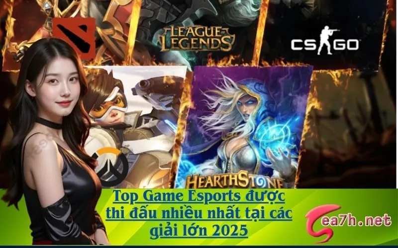 Top Game Esports được thi đấu nhiều nhất tại các giải lớn 2025