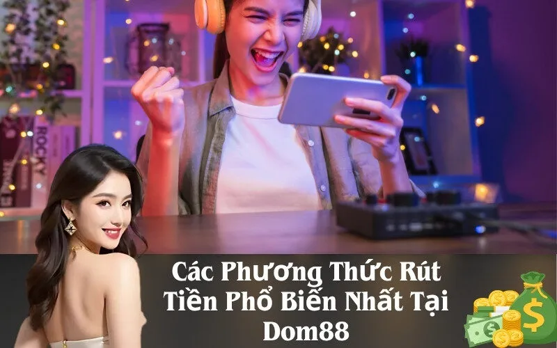 Các Phương Thức Rút Tiền Phổ Biến Nhất Tại Dom88