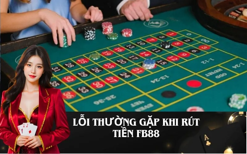 LỖI THƯỜNG GẶP KHI RÚT TIỀN FB88